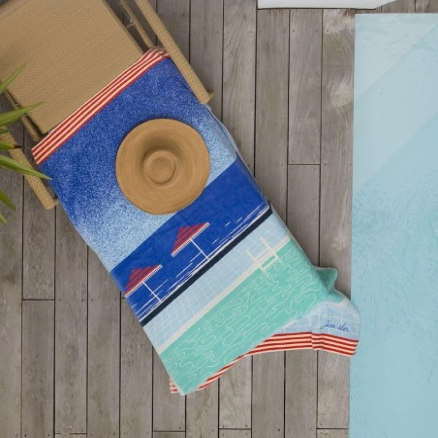 "JEAN-VIER Premium Beach Towel - Soft, Quick-Dry & Large for Pool, Sand & Travel"