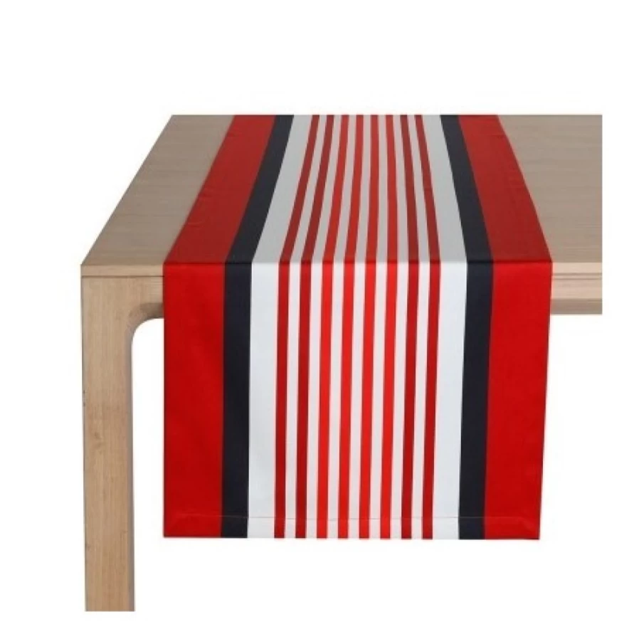 "JEAN-VIER Premium Red Table Runner - Elegant Dining Decor for Holidays & Weddings"