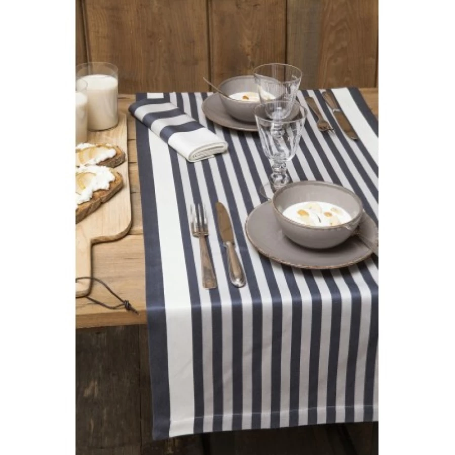 "JEAN-VIER Premium Black Table Runner - Elegant Dining Decor"
