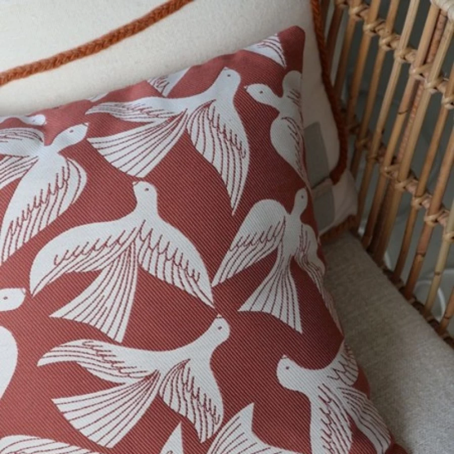 JEAN-VIER Orange Cushion Cover - Soft, Durable, and Stylish Pillow Case for Home Decor