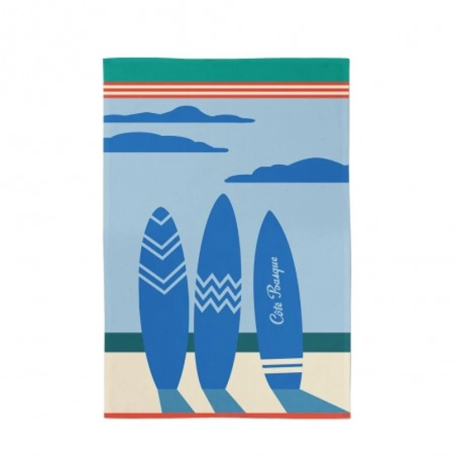 JEAN-VIER Premium Blue Kitchen Linen Set - Dish Towels, Napkins & Tablecloths