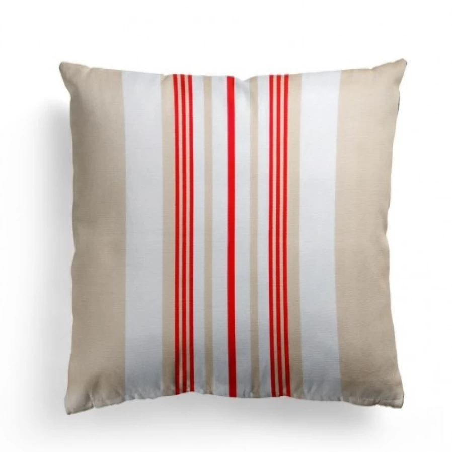 JEAN-VIER Red Cushion Cover - Premium Decorative Pillow Case for Sofa & Bed