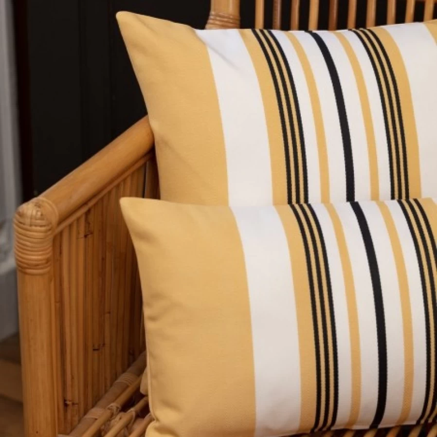 JEAN-VIER Yellow Cushion Cover - Soft Decorative Pillow Case for Sofa & Bed